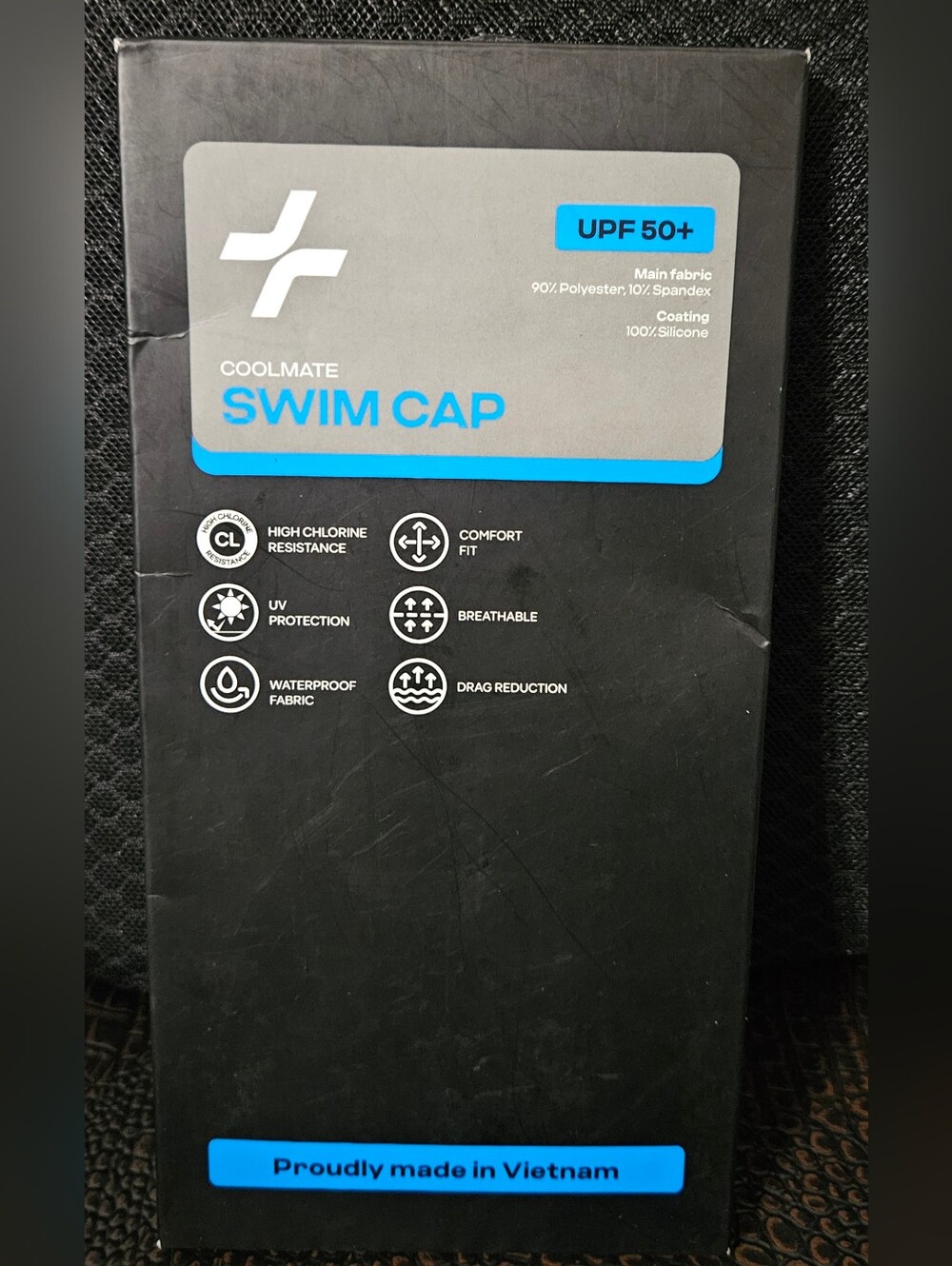 Coolmate  Dark Blue Large  Swim Cap - UPF 50+ new